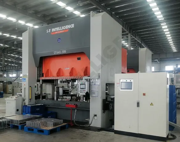 STSM2 Type Servo Straight Side Double Points Press and Automatic Stamping Line