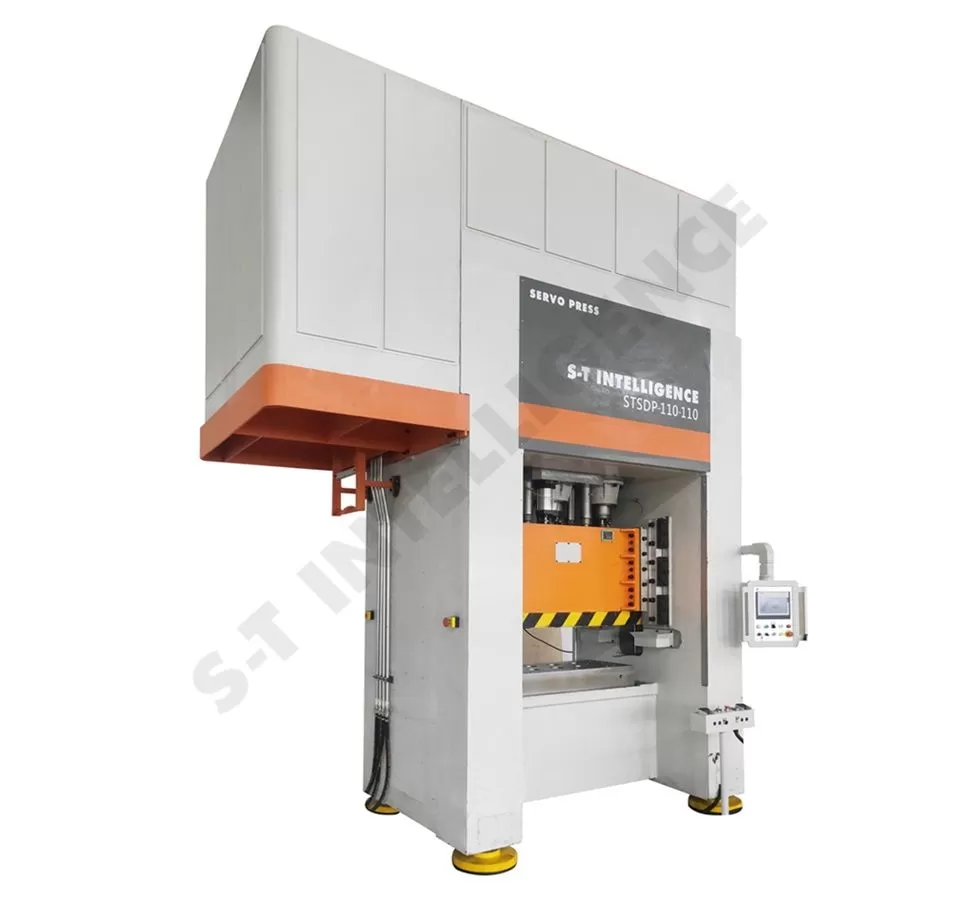 Servo Press and Automatic Stamping Line for 46 Serial Cylindrical Steel Shell